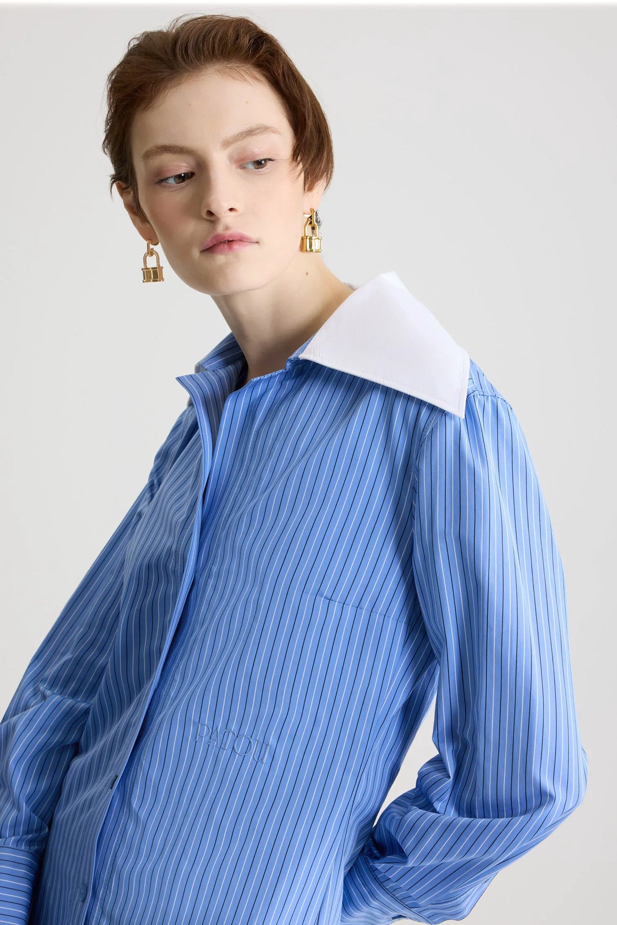 Ice Blue Stripes