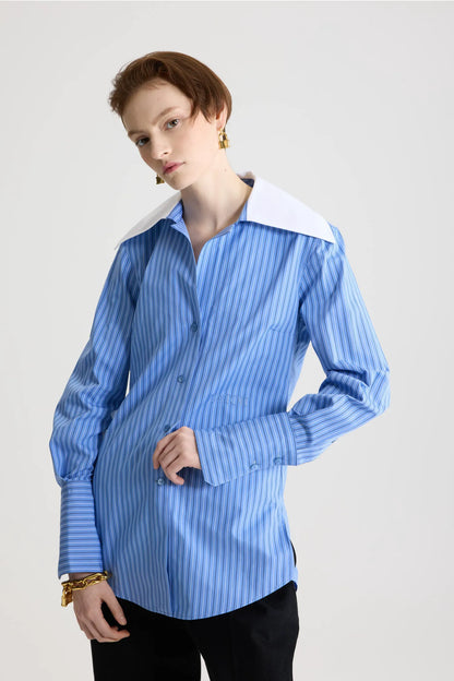 Ice Blue Stripes