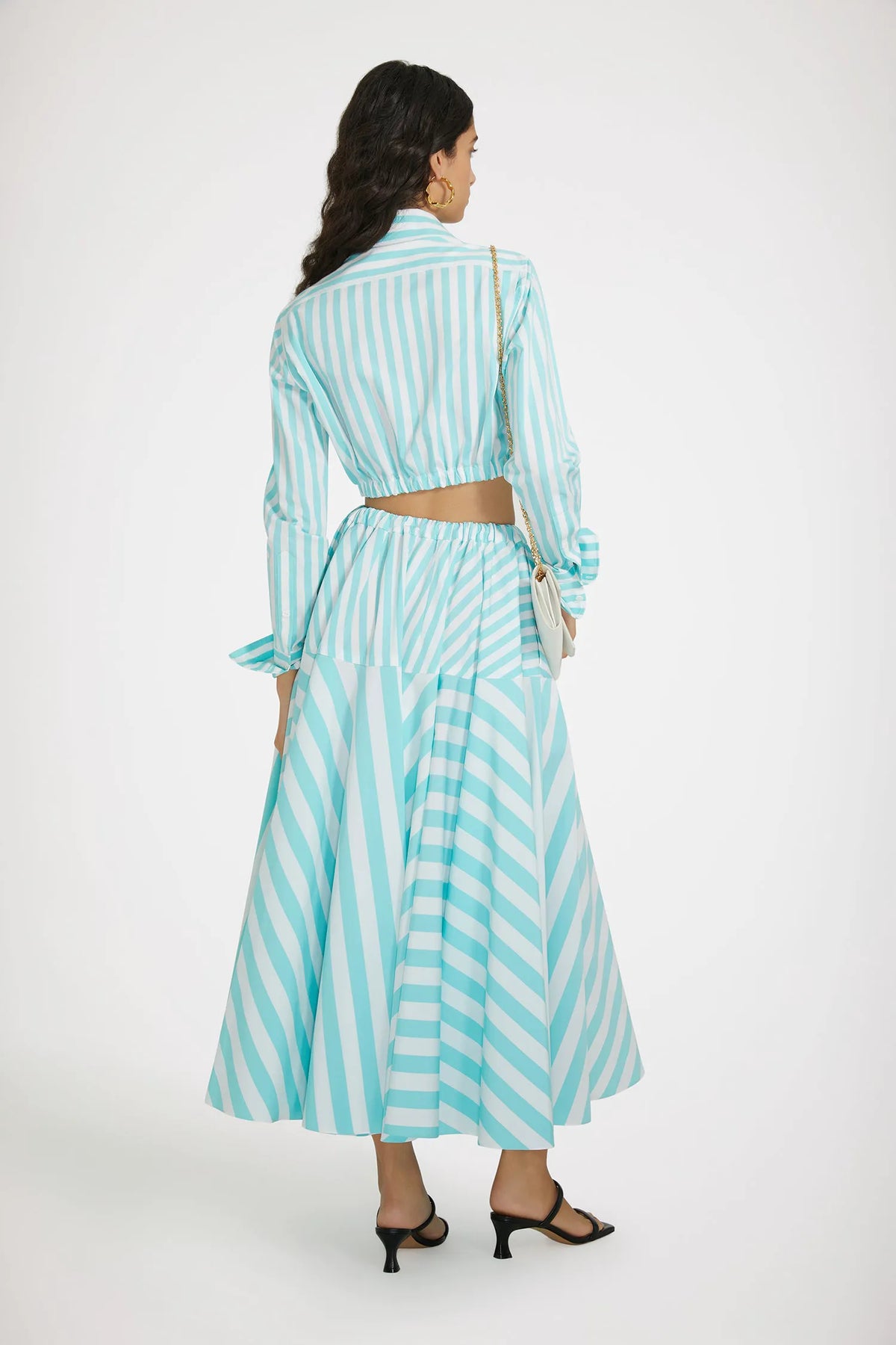 Mix Green Large Stripes