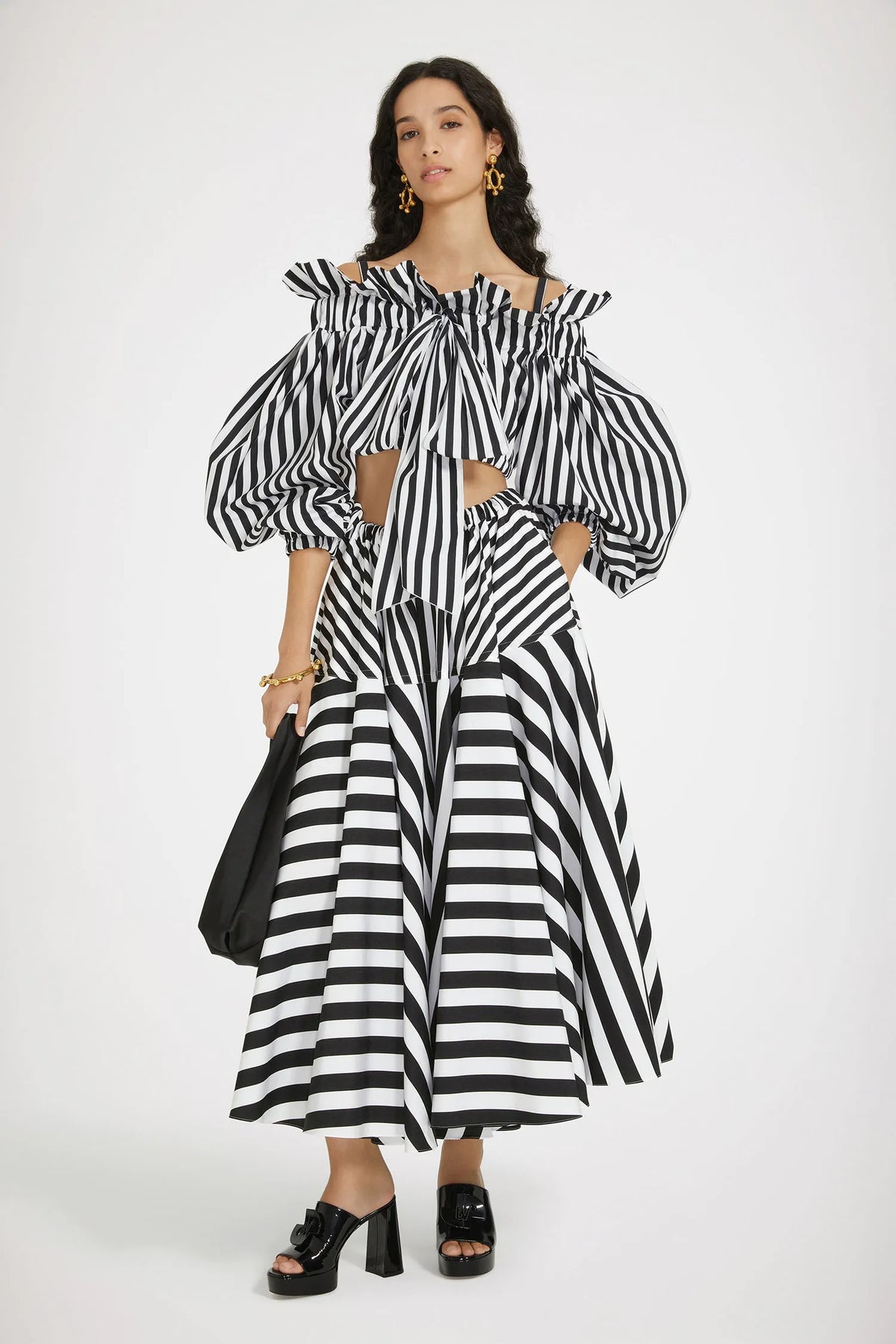 Mix Black Large Stripes