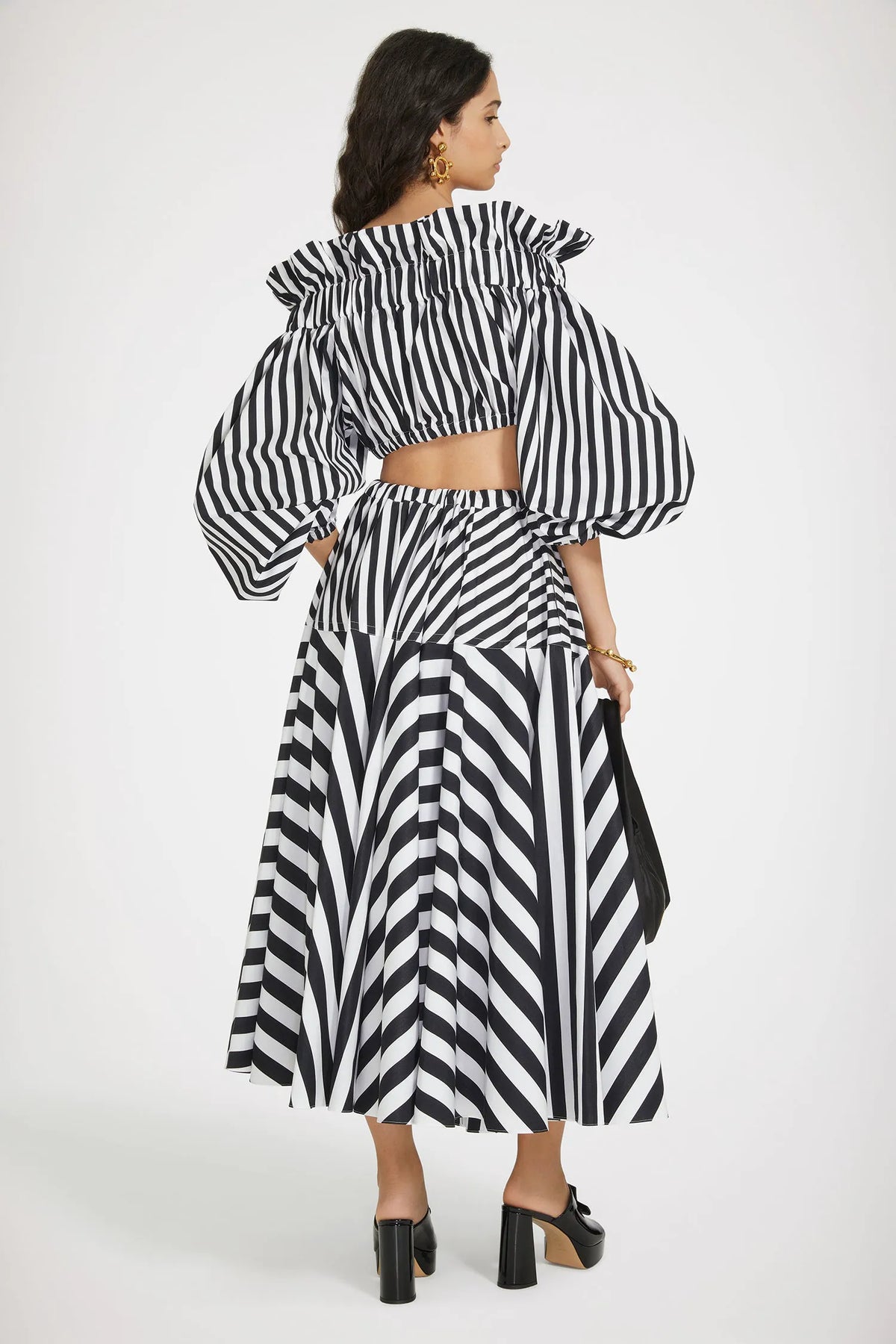 Mix Black Large Stripes